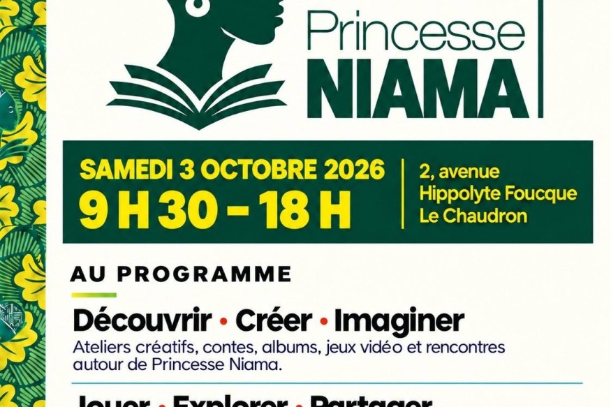 Inauguration de la médiathèque Princesse Niama au Chaudron